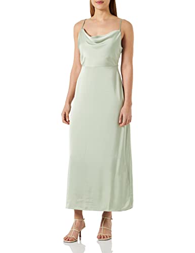 Vila Damska sukienka Viravenna Strap Ankle Dress-Noos, Desert Sage, 42