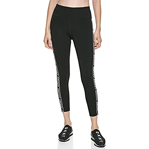 DKNY Legginsy damskie, Czarny, 36 PL