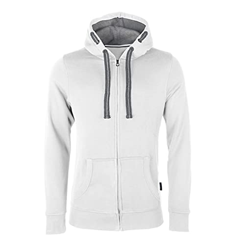 HRM Męska kurtka M bluza z kapturem, białawy, 5XL