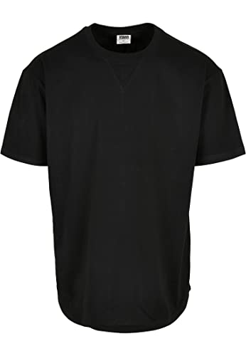 Urban Classics Męski T-shirt, czarny + czarny, S