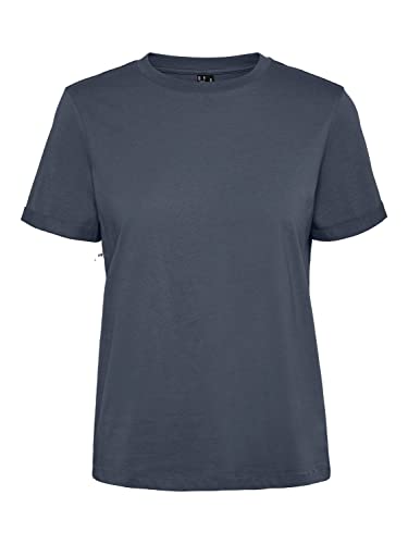 bestseller a/s Vmpaula S/S Noos t-shirt damski, niebieski (Ombre Blue), XL