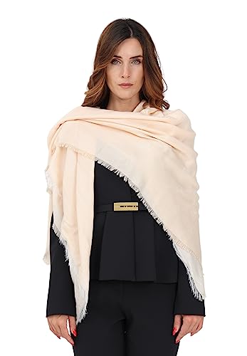 Pinko Brevis Szalik Monogram Jacqua Damski, N96_ROSA FUMO BIANCO, rozmiar uniwersalny