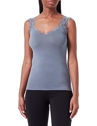 VERO MODA Damski top Vmrosa Sl JRS Noos, stormy pogoda, XL