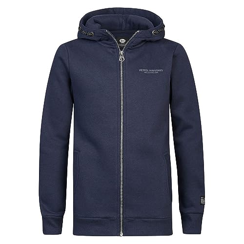 Petrol Industries Bluza chłopięca z kapturem, niebieski (Midnight Navy), 6 lat
