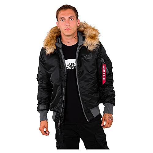 Kurtka męska ALPHA INDUSTRIES, czarny, XXL