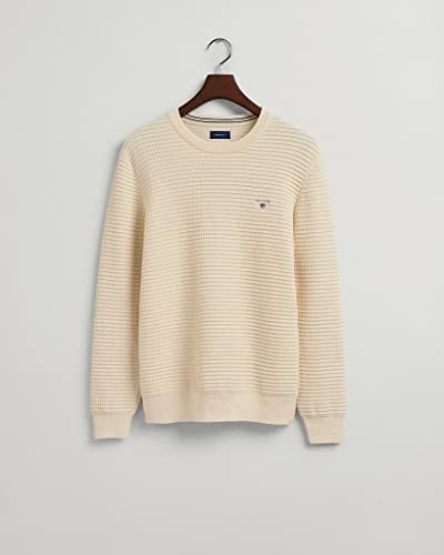 GANT sweter męski, kremowy, XL