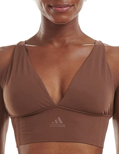 Adidas Sports Underwear Damski biustonosz Longline Bustier, Toasted Mocha, XL (DE)