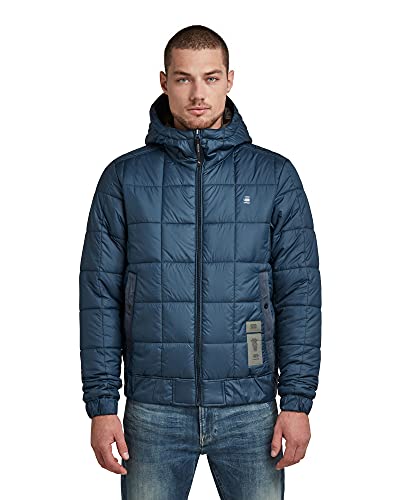 G-STAR RAW Męska kurtka pikowana Meefic, Niebieski (Luna Blue B958-C630), XS