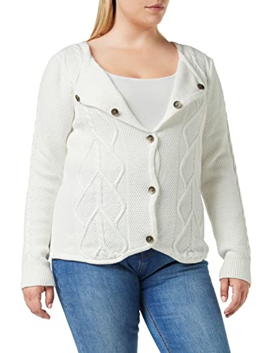 Joe Browns Damski uroczy sweter kardigan z długim rękawem, biały, 8