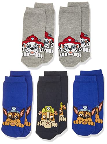 NAME IT Skarpety męskie, Dark Sapphire/Print: 2XGREY MELANGE+2XBLUING+1XDARK SAPP, 19-21