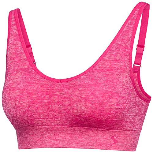 Schiesser Biustonosz Sportowy Damski, Red (Pink-Mel. 520), 44 Pl