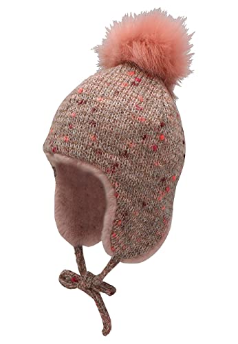 Sterntaler Dziewczęca Inka dziergana czapka, beżowa, 47