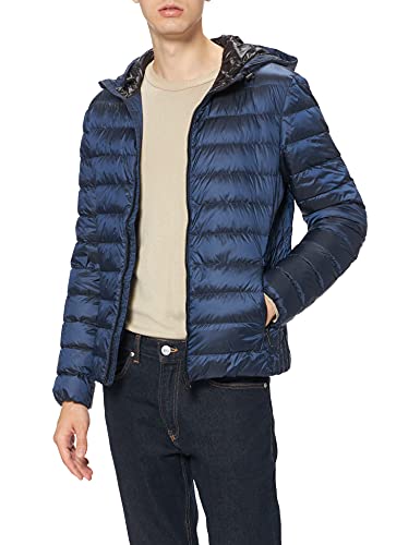 Geox M DERECK męska kurtka puchowa, Dk Eclipse Blue, 52