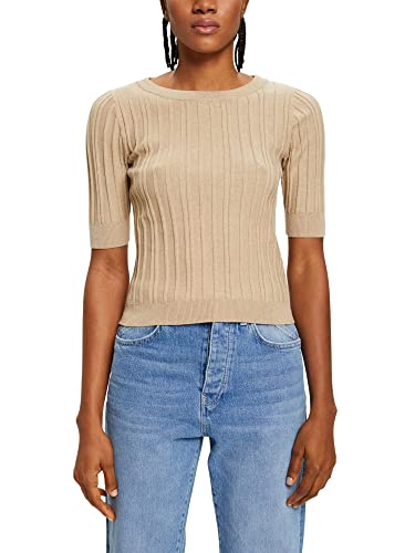 ESPRIT Damski sweter 023EE1I319, 289/SAND 5, M, 289 / piasek 5, M