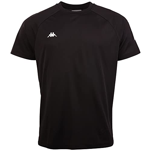 Kappa Deutschland Męski T-shirt męski, trykota, regularny krój, Caviar, M