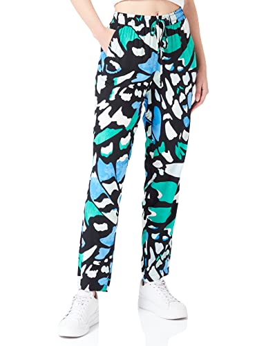 s.Oliver Spodnie damskie długie, spodnie do biegania, Czarny | wielokolorowy 99b0, 48