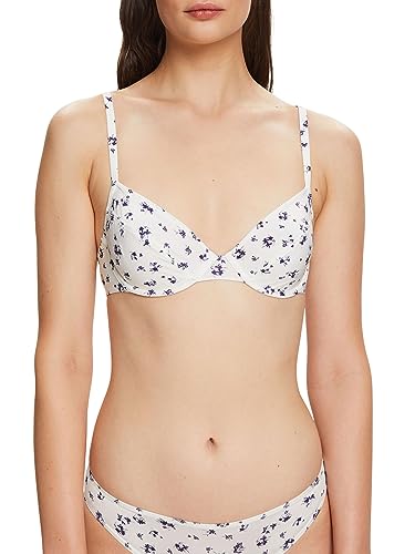 ESPRIT Damski biustonosz z nadrukiem Micro RCS Uw, Off White 3, 85B