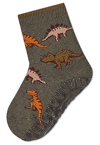 Sterntaler Skarpety chłopięce FLI Soft Dinos, szpinak, normalne