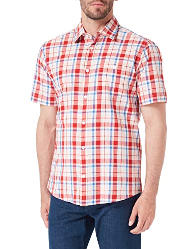 s.Oliver koszula męska z krótkim rękawem, Rot, M