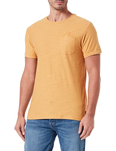 Blend Męski T-shirt, 171040/Spruce Gelb, S