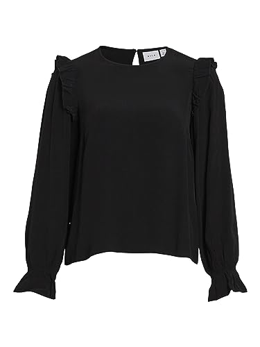 VIFINI O-Neck L/S Top - NOOS, czarny, 34