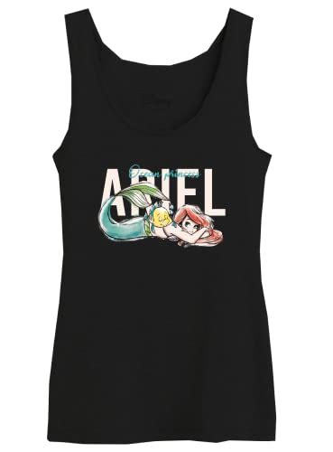 Damska koszulka bez rękawów Disneya, czarny, L