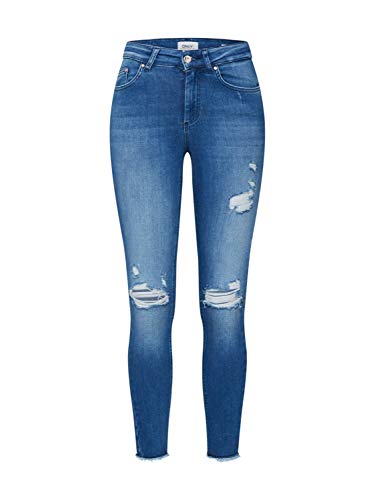 ONLY Dżinsy damskie, niebieski (medium blue denim), (M) W / 30L