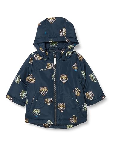 NAME IT Niemowlęta chłopcy NMMMAX Jacket Tiger FACE kurtka, ciemny szafir, 86, Dark Sapphire, 86