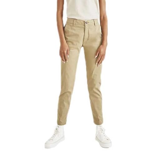 Dockers Weekend Chino Skinny Spodnie Damskie Casual, Złoto zbiorów, 24