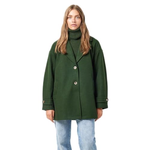 Noisy may Damski płaszcz damski NMALICIA LS Oversize Blazer NOOS krótki płaszcz, zielony Kombu, XS, Kombu Green, XS