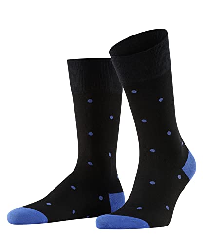 FALKE Mężczyźni Skarpety Dot M SO Bawełna z wzorem 1 Para, Czarny (Black-Mix 3010), 39-42