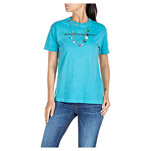 Replay Koszulka damska, 182 niebieski ptak, XXS