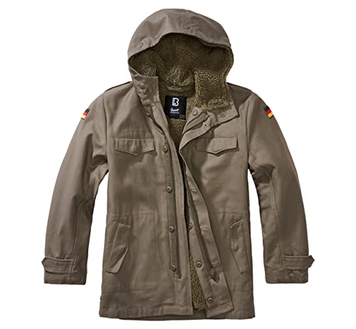 Brandit Unisex Kids BW Parka, oliwkowy, normalny