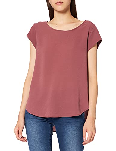 ONLY Onlvic S/S Solid Top Noos Ptm Top Kobiety , Rózowo-brozowy , 38