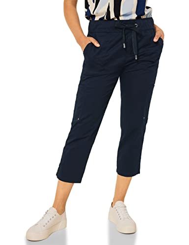 Street One Damskie spodnie do biegania A375394 7/8, Grand Blue, W34/L26