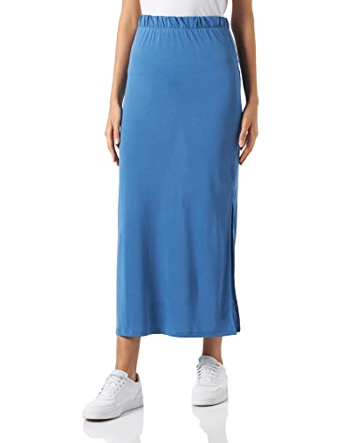 Vila Damska spódnica maxi Vimodala Hw Maxi Skirt/Su-Noos, federal blue, XXL