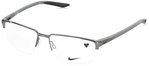 NIKE Optical Sunglasses Unisex Dorosły, 070 Satin Gunmetal Matte, 55