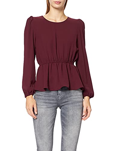 ONLY Women's ONLMETTE DAR L/S O-Neck TOP NOOS WVN koszulka z długim rękawem, Port Royale, XXL
