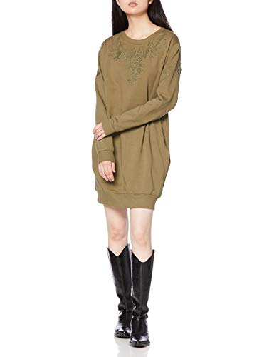 Desigual Damska sukienka 20WWVK894086M, zielona, M