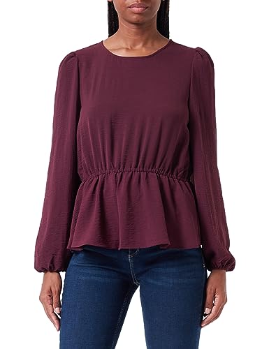 ONLY Onlmette DAR L/S O-Neck Top Noos WVN koszulka z długim rękawem, Degustacja wina, 3XL