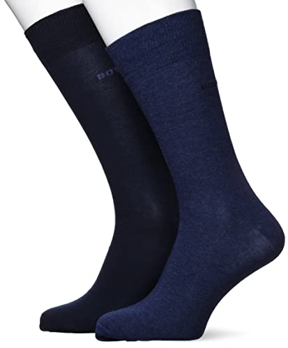 BOSS Męskie skarpety 2P RS Uni Colors CC Regular Socks, Open Blue, 40-46, Open Blue, 46 EU