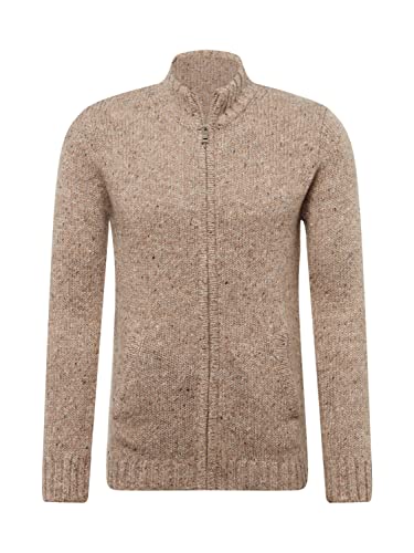 KEY LARGO Męska kurtka z dzianiny, Stone Mel. (1010), S