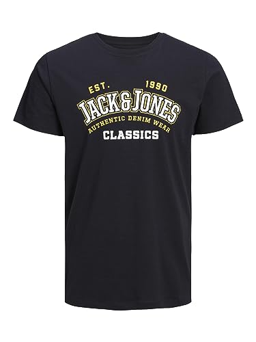 JACK&JONES PLUS T-shirty męskie, granatowy, 6XL