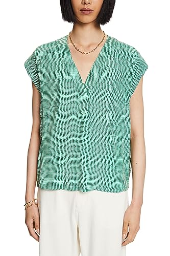 ESPRIT Bluzka damska, 303/Dark Green 4., L