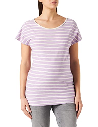 Noppies Damska koszulka z krótkim rękawem w paski Kenton T-shirt, Mgła orchidei - P904, 34 PL