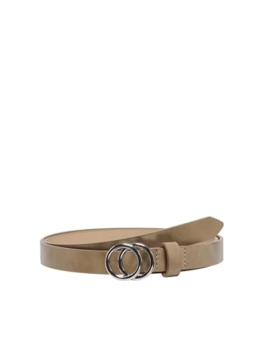 ONLY ONLRASMI Slim Jeans Belt NOOS pasek, Silver Sage, 95, Silver Sage