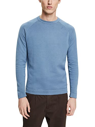 ESPRIT Collection Sweter męski, 420 / szary niebieski, M