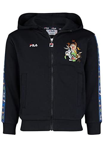 Fila Ludwigsfelde chłopięca kurtka z klejeniem, Czarne piękno, 86-92