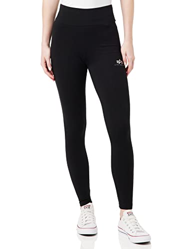 ALPHA INDUSTRIES Damskie legginsy Basic Sl Foliowy Nadruk Wmn Spodnie Garnitur, wielobarwny, S