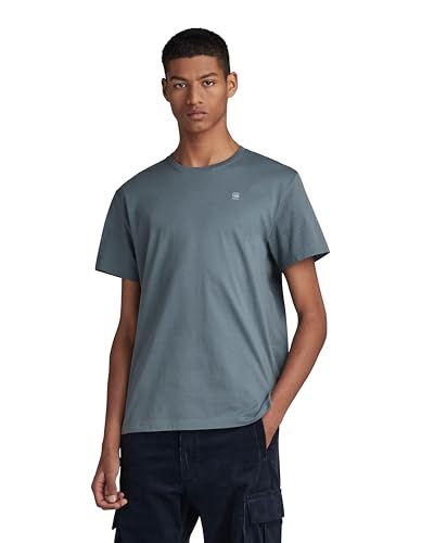 G-STAR RAW Męski T-shirt Base-s, Szary (Axis D16411-336-5781), M